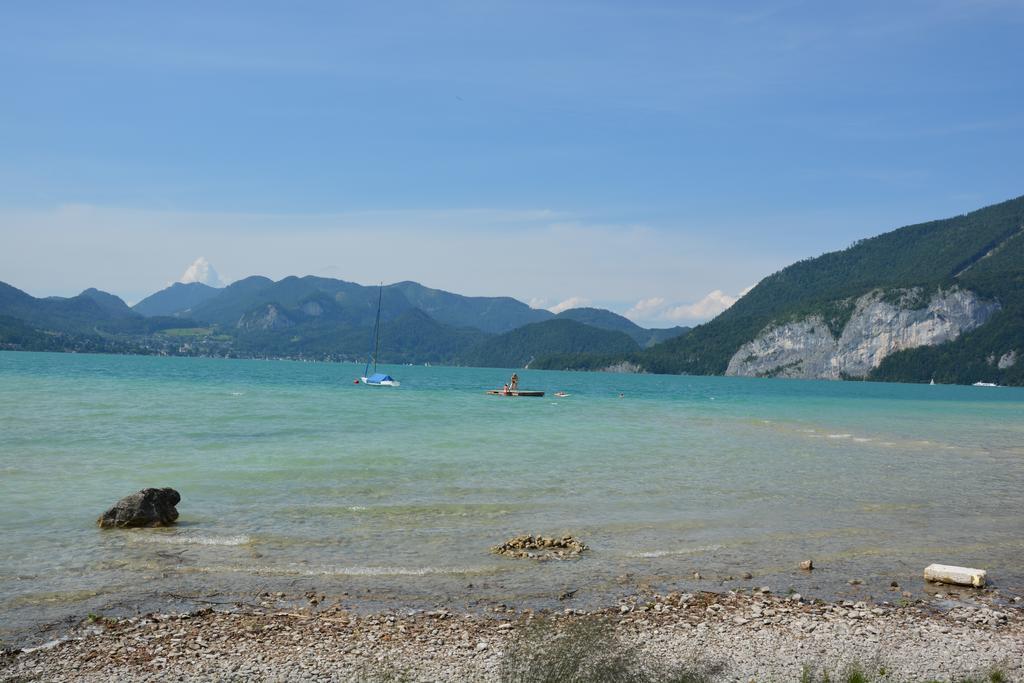 Appart Weisse Urlauben am Wolfgangsee Sankt Gilgen Exterior foto