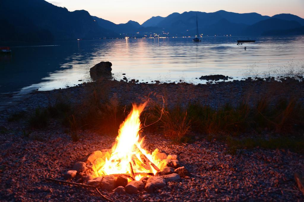 Appart Weisse Urlauben am Wolfgangsee Sankt Gilgen Exterior foto