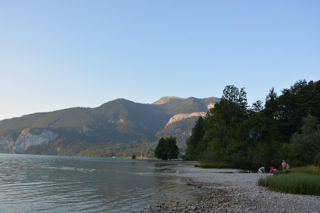 Appart Weisse Urlauben am Wolfgangsee Sankt Gilgen Exterior foto